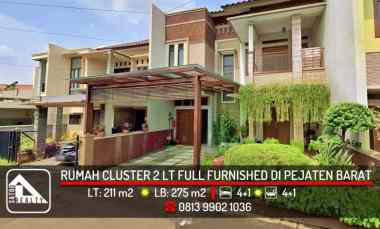 Rumah Full Furnished dalam Cluster di Pejaten Barat, Pasar Minggu
