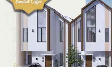 Dijual Rumah 2 Lt, Scandinavian, Konsep Rumah Tumbuh Dkat St.Krl.Tenjo
