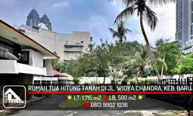 Rumah Dijual di Jl. Widya Chandra, Senayan, Kebayoran Baru, Jakarta Selatan