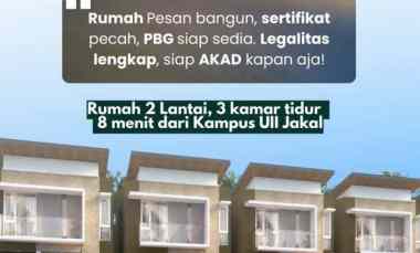 Rumah 2 Lantai untuk Keluarga di Kaliurang Jogja 3 Kamar
