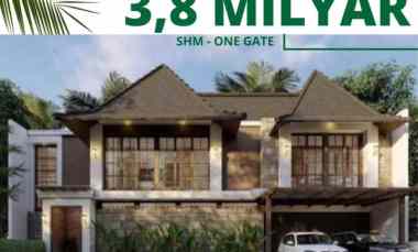 Rumah Mewah 2 Lantai One Gate Shm Lokasi Strategis Utara Mall Jcm