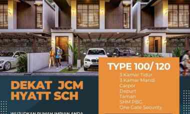 Rumah Dijual Siap Huni One Gate hanya 11 Unit Hyatt Jcm