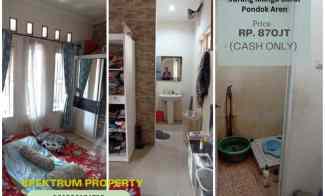 Rumah Secondary Termurah Lt.158m2 Lb.80 di Jurang Mangu Barat, Rp870jt