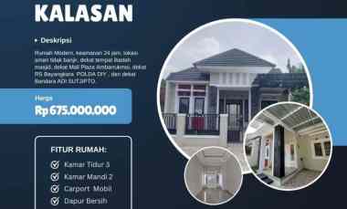 Rumah Baru Harga Murah dekat Jalan Jogja Solo di Kalasan