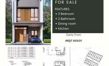 Perumahan Cluster Kalisari Jakarta Timur Strategis Bebas Banjir