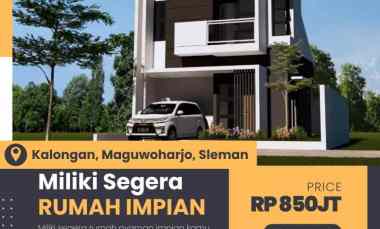 Dijual Rumah Industrial Ready SHM dan IMB di Maguwoharjo Sleman