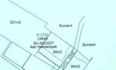 dijual rumah kampung kelapa cikokol