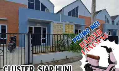 Rumah Cluster Skandinavian Karang Satria 15 menit Stasiun Bekasi