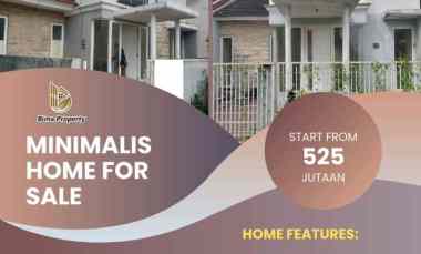 Rumah Minimalis 1 Lantai Eksklusif dekat Samsat Karangploso