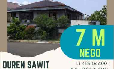 Rumah Jaktim Pondok Kelapa Duren Sawit 2 Lantai Luas Cocok untuk Kantor