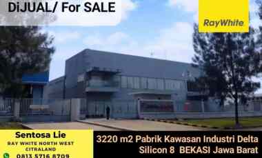 3220 m2 Pabrik Kawasan Industri Delta Silicon 8 Lippo Cikarang Bekasi