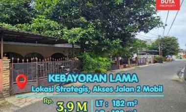 dijual rumah kebayoran lama