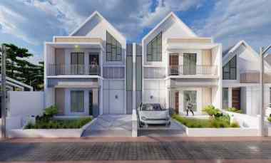 Rumah 2 Lantai View Cantik Merapi di Area Zona Wisata Prambanan