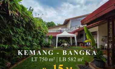 Dijual Rumah Kawasan Premium Lokasi Kemang Bangka Jakarta Selatan