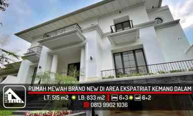 Rumah Mewah Brand New di Lokasi Ekspatriat Kemang dalam, Jakarta Selat