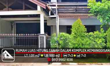 Rumah Luas Hitung Tanah dalam Komplek Kemanggisan