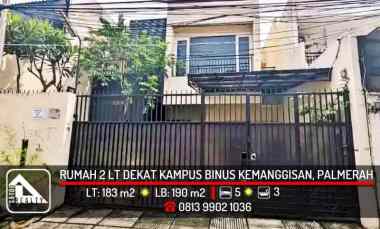 Rumah Asri dekat Kampus Binus Kemanggisan, Palmerah, Jakarta Barat