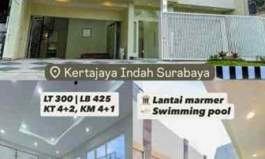 Rumah Kertajaya Indah Timur Blok Favorit Private Pool New Gress