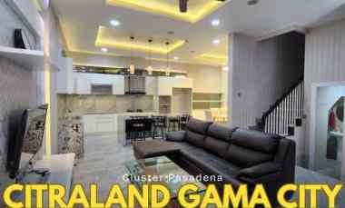 dijual rumah komplek citraland gama