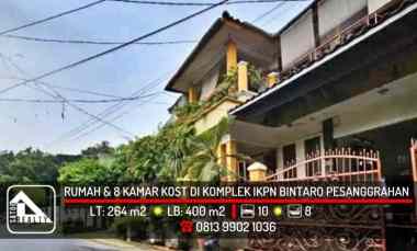 Rumah Induk dan 8 Kamar Kost Terisi Penuh di Komplek IKPN Bintaro