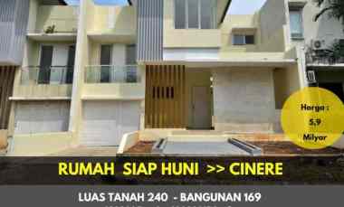 Rumah Baru dalam Komplek VILA Cinere MAS.5kilo ke MRT Lebak Bulus