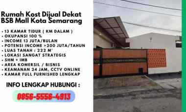 Dijual Rumah Kost Aktif di Kota Semarang