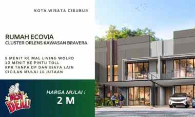 Rumah Dijual di Kota Wisata Cibubur, Gunung Putri, Kabupaten Bogor, Jawa Barat