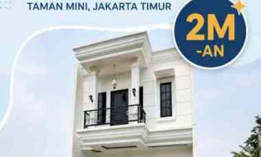 Rumah Cluster dekat Stasiun Lrt Taman Mini Jakarta Timur