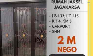 Rumah Jaksel Jakarta Selatan Ciganjur Jagakarsa 2 Lantai dekat M.Kahfi