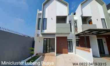 Rumah Ready Cluster Lubang Buaya Cipayung Jakarta Timur KPR Free Biaya