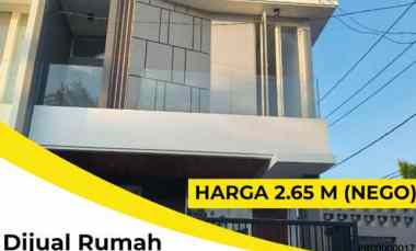 Dijual Rumah Manyar Tirtoyoso Utara Surabaya Timur Baru Modern dekat
