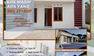 Promo 200 Jutaan Rumah Asri View Sawah One Gate System di Prambanan