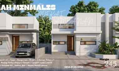 Rumah Promo 245 juta dekat Candi Prambanan, SHM Proses Bisa KPR