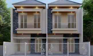 Manyar, Baru 100, Rumah Modern Minimalis 2 Lantai, Row Jalan 3 Mobil