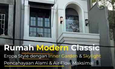 Rumah Dijual Manyar Indah Sukolilo Surabaya Timur dengan Inner Garden
