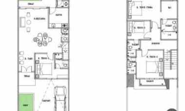 Manyar Kertoadi, Rumah Minimalis Brand New, Ready Des 2024, Row JLN 3MBL