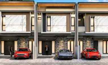 Rumah Gress di Jln Utama Manyar Rejo C Hook Row 3,5 Mobil
