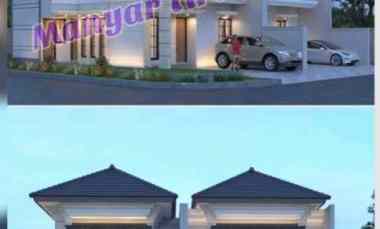 Rumah Manyar Lebar 7 American Style Strategis Sangat dekat Jalan Raya