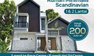 NEW Minimalis Scandinavian 200 jt-an Perum One Gate Cerme, Gresik
