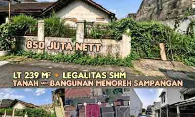 Dijual Tanah dan Bangunan di Menoreh Sampangan Semarang