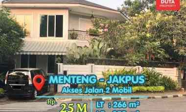 dijual rumah menteng