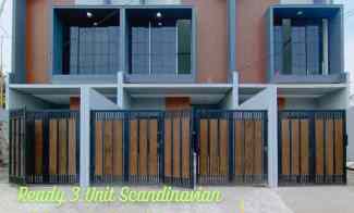 Rumah Baru Ready 3 Unit, Scandinavian di Meruya Lt.125 Lb.180 Rp.2,5M