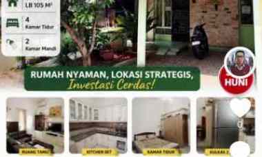 Rumah Dijual Murah SHM Bebas Banjir Lokasi Strategis Metland Transyogi