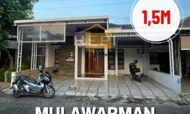 Dijual Rumah Cluster dekat Undip Full Furnished di Mulawarman Tembalan
