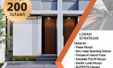 Rumah Cluster Minimalis dekat Pasar Munjul Cipayung Jakarta Timur
