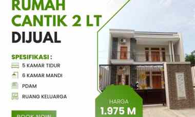 Dijual Rumah Cantik Modern 2 Lantai dekat Transmart Mall