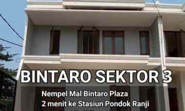 Rumah Baru Ready Huni di Bintaro.500meter ke Mal BP Dn Stasiun KRL