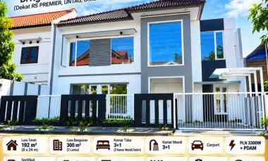 Rumah Modern Baru Gress di Nginden Intan Sukolilo Surabaya Timur