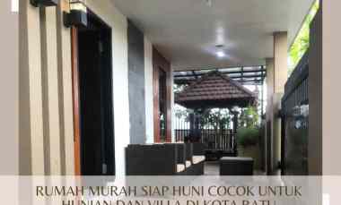 Rumah Hook Luas Cocok untuk Rumah Tinggal atau Villa dekat BNS Batu