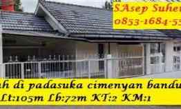 Rumah di Padasuka Cimenyan Bandung Strategis Bebas Banjir